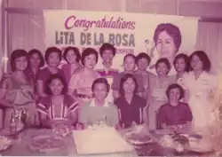 GSIS employees welcome Lita after the World Cup Bowling Championships