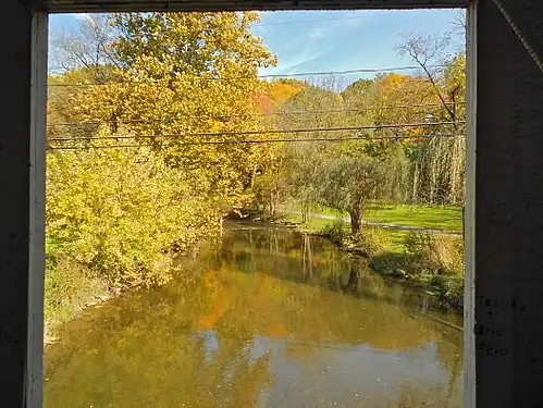Looking north from the bridge