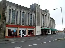 Exterior of an older building
