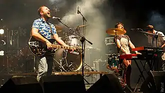 Local Natives performing in 2013