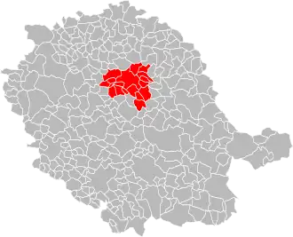 Location of Albigeois within the department