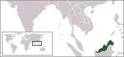 Borneo World map