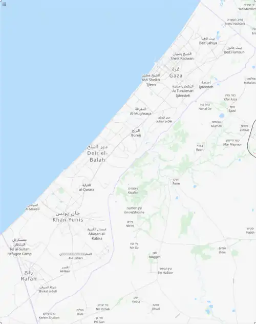 Khan Yunis is located in Gaza Strip