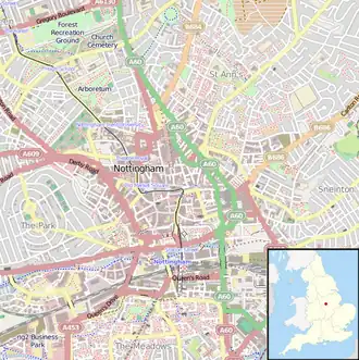 Old Assembly Rooms is located in Nottingham