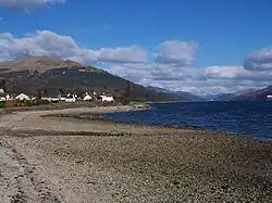 Loch Long shoreline at Ardentinny