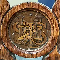 Logo and monogram of the Union Steam Ship Company of New Zealand.