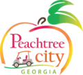 Official logo of Peachtree City, Georgia