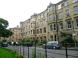 Houses in Lauriston overlooking The Meadows