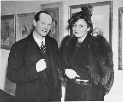 The newly engaged Princess Olga Dolgorouky and Lord Tredegar