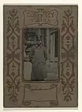 Tintype in a paper mat as greeting card, USA, 1900–1920