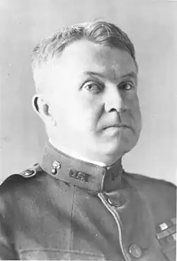 1921 black and white head and shoulders photo of US Army Lieutenant Colonel William I. Westervelt in dress uniform