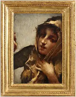 Woman at the window, Raccolte Frugone, Genoa