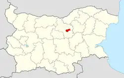 Lyaskovets Municipality within Bulgaria and Veliko Tarnovo Province.