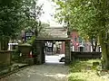 Lych gate and west wall
