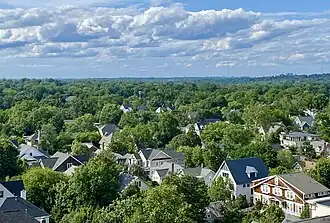 Birdseye view of Lyon Village
