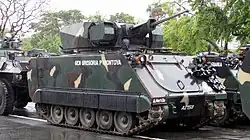 A Philippine Army M113A2 FSV equipped with a UT30 25mm RCWS