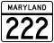 MD Route 222.svg