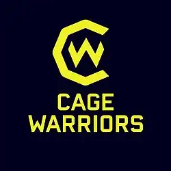 A poster or logo for 2024 in Cage Warriors.