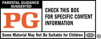 PG- rating symbol and block