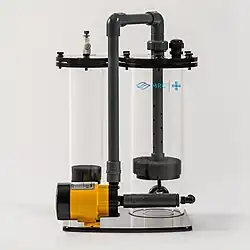 MRC Dual-chambered calcium reactor for balancing pH