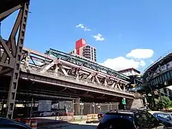 The former IRT Second Avenue Line approaches to the Queensboro Bridge