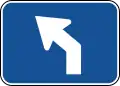 M5-2 (I) Advance Left Turn Arrow (45 Degree Angle)