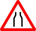 5a)&nbsp;— Road narrows