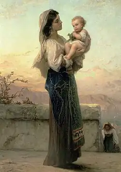 Madonna and child, 1867