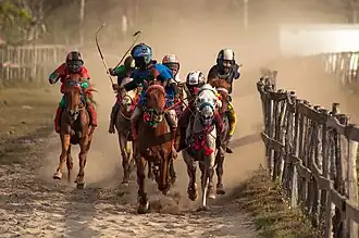 Maen jaran in Sumbawa, West Nusa Tenggara