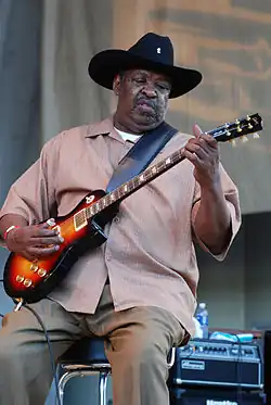 Magic Slim at the Chicago Blues Festival, 2008