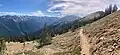 View from the trail on Maiden Peak, looking southwest.