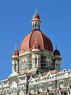 The dome of the hotel's old wing