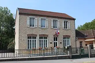 The town hall in Pagnoz