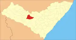 Location of Major Isidoro in Alagoas