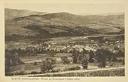 Panoramic view of Grzechynia in the 1930s