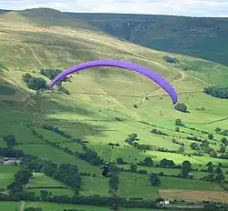 Paragliding from Mam Tor