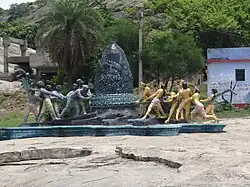 Depiction of Samudra Manthana