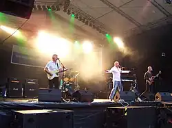 Mick Rogers (left), Peter Cox (middle) and Steve Kinch (right)