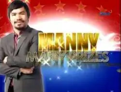 An image of Manny Pacquiao. The show title is displayed on the center of the image. The logo of GMA Network is displayed on the upper right side of the image.