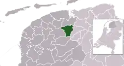 Location of Achtkarspelen