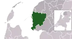 Location of Súdwest-Fryslân