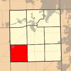 Location in Kendall County