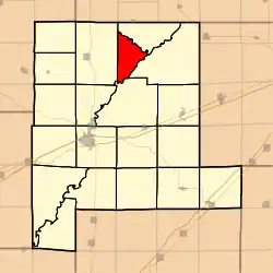 Location in Fayette County