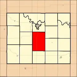 Location in Cloud County