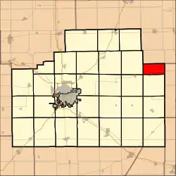 Location in McLean County