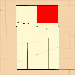 Location in Gray County
