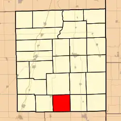 Location in Iroquois County