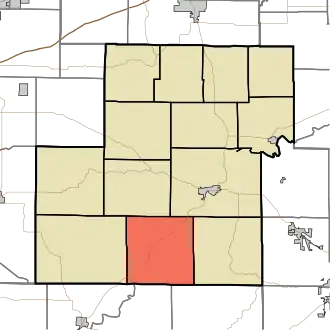 Location in Owen County