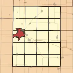 Location in Knox County