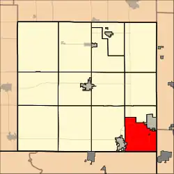 Location in Cherokee County